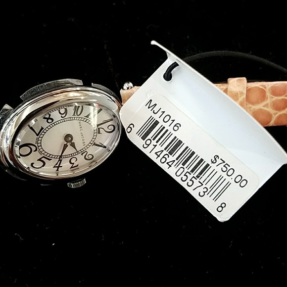 Marc Jacobs ladies wristwatch watch pink alligator